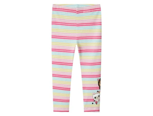 Name It leggings pink frosting med Gabbys Dukkehus- i pink tema med striber